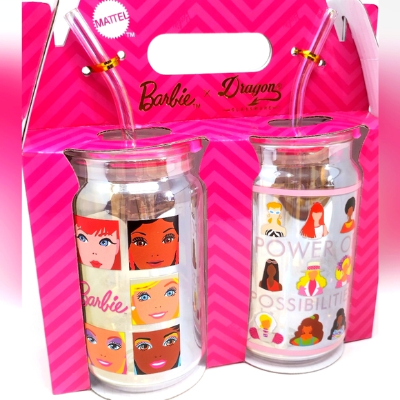 Barbie x Dragon Glassware Limited Edition Drinking Cups - Picture 2 of 6